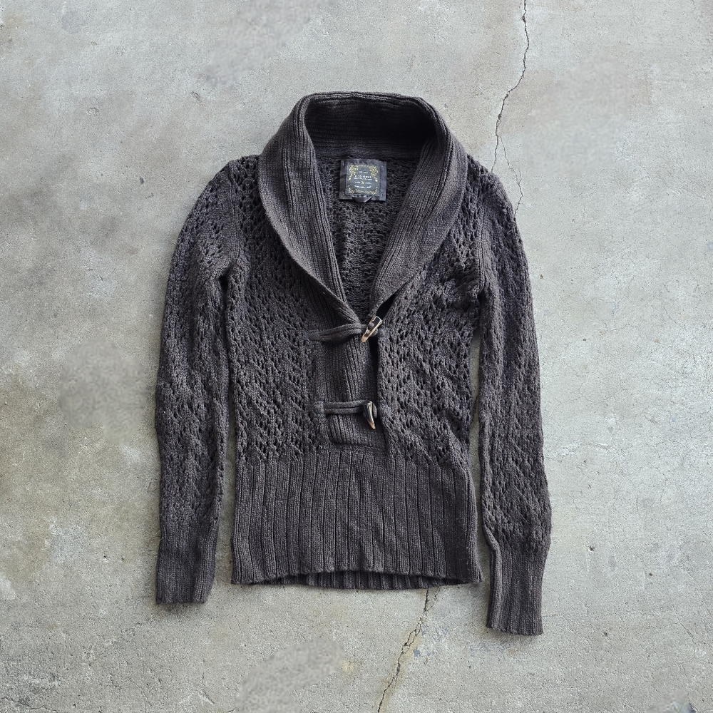 Vintage Old Navy Bella Swan Dainty Sleeve Knit Cardigan Sweater Size M